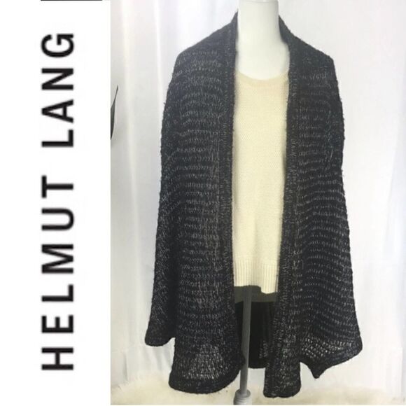 HELMUT LANG Alpaca and Wool Blend Cardigan | HELMUT LANG Sleeveless Cardigan - Picture 1 of 7